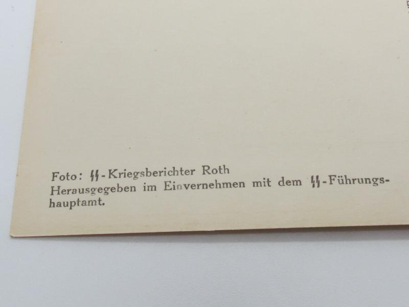 Postcard : Unsere Waffen-SS
