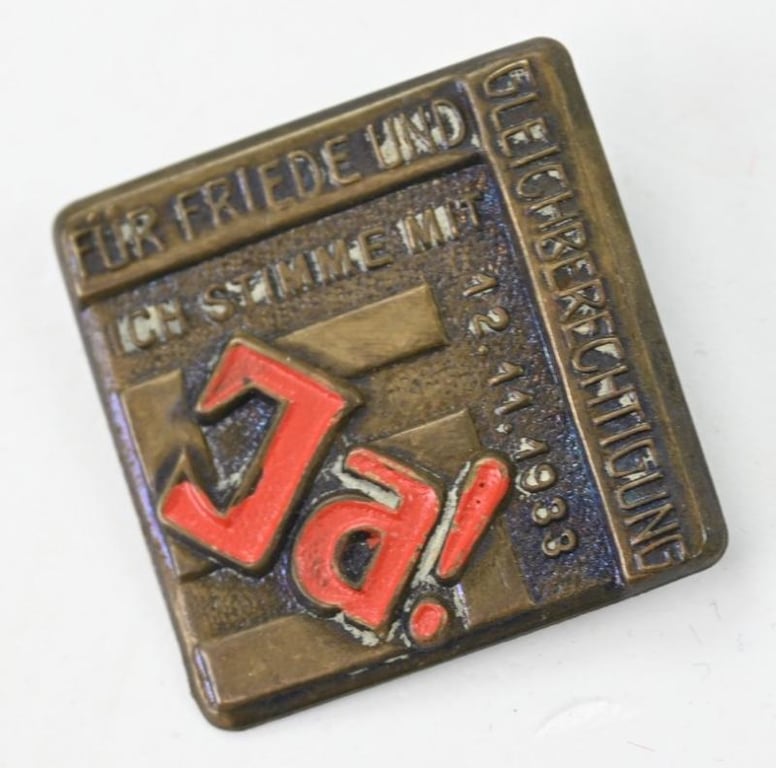 German NSDAP Election Pin 1933
