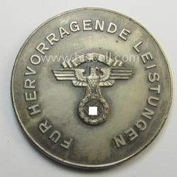 Commemorative plaque (ie. 'Erinnerungs- o. nichttragbare Auszeichnungsplakette') showing...
