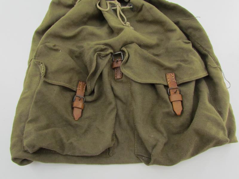 Late War Wehrmacht Backpack  (Rucksack) with Webbing Straps