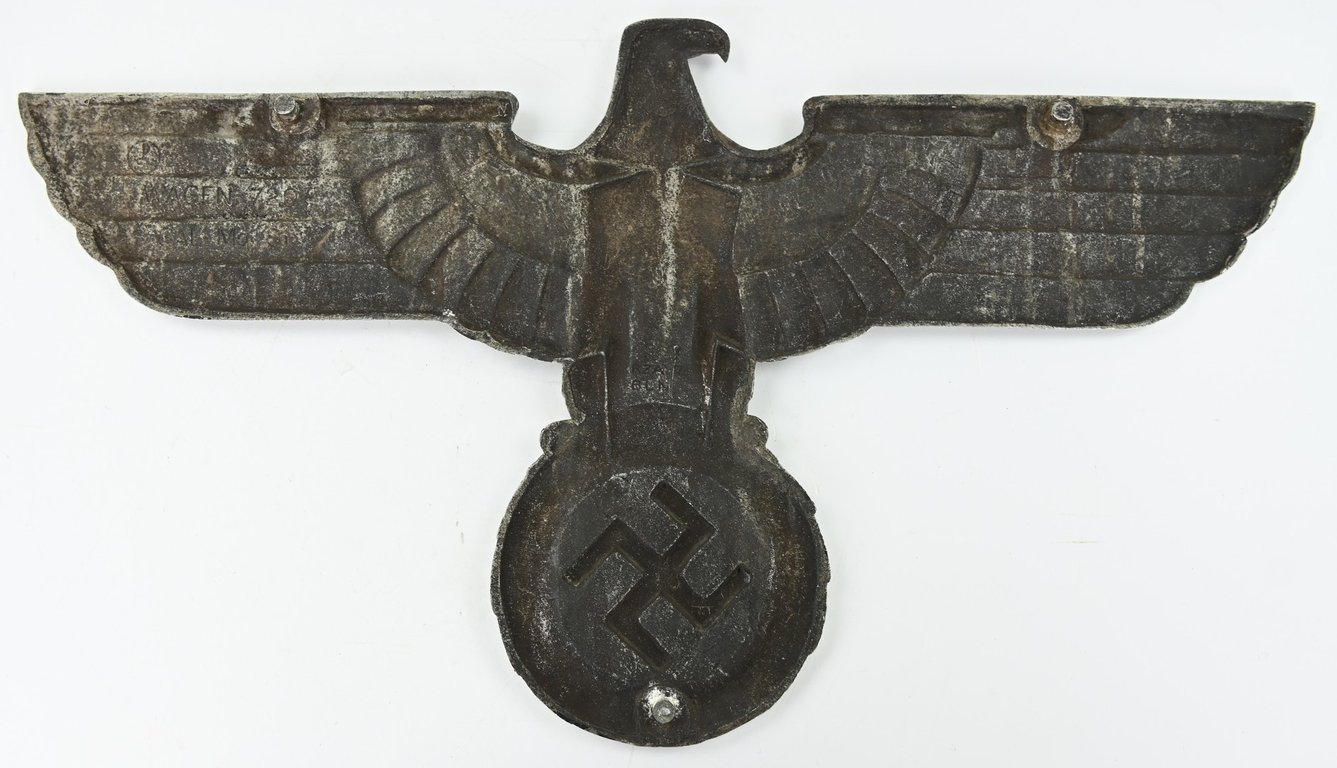 German Third Reich Rare 29'' Railway Eagle