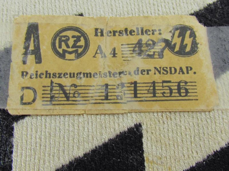 Waffen-SS Sport Shirt Insignia with RZM Tag