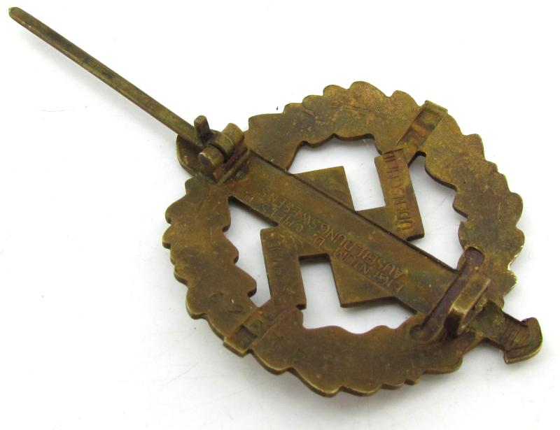 SA Sports badge in Bronze ( E. Schneider )