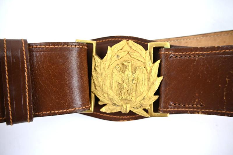 Italian WW2 Fascist Officer's Belt & Buckle