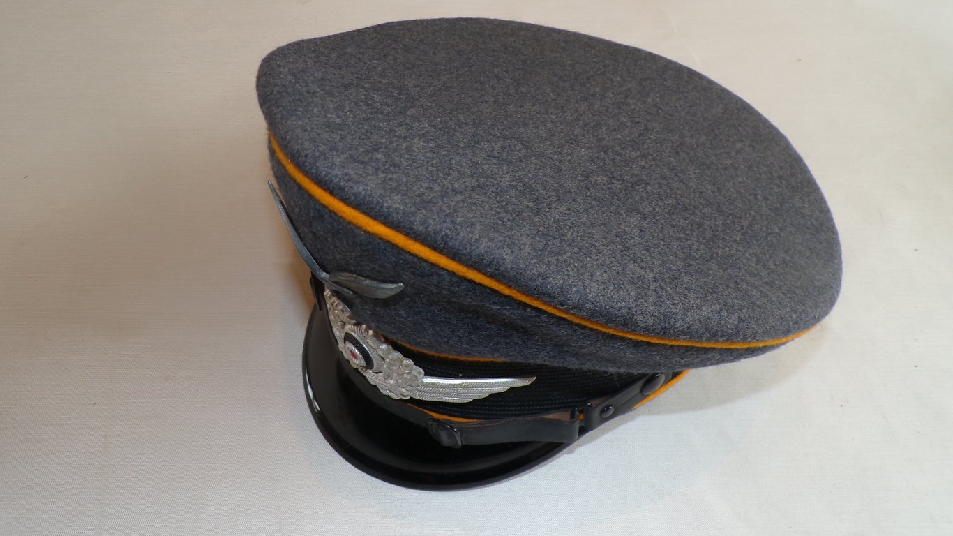 Dead-Mint Unissued Luftwaffe Flieger/NCO Visor Cap