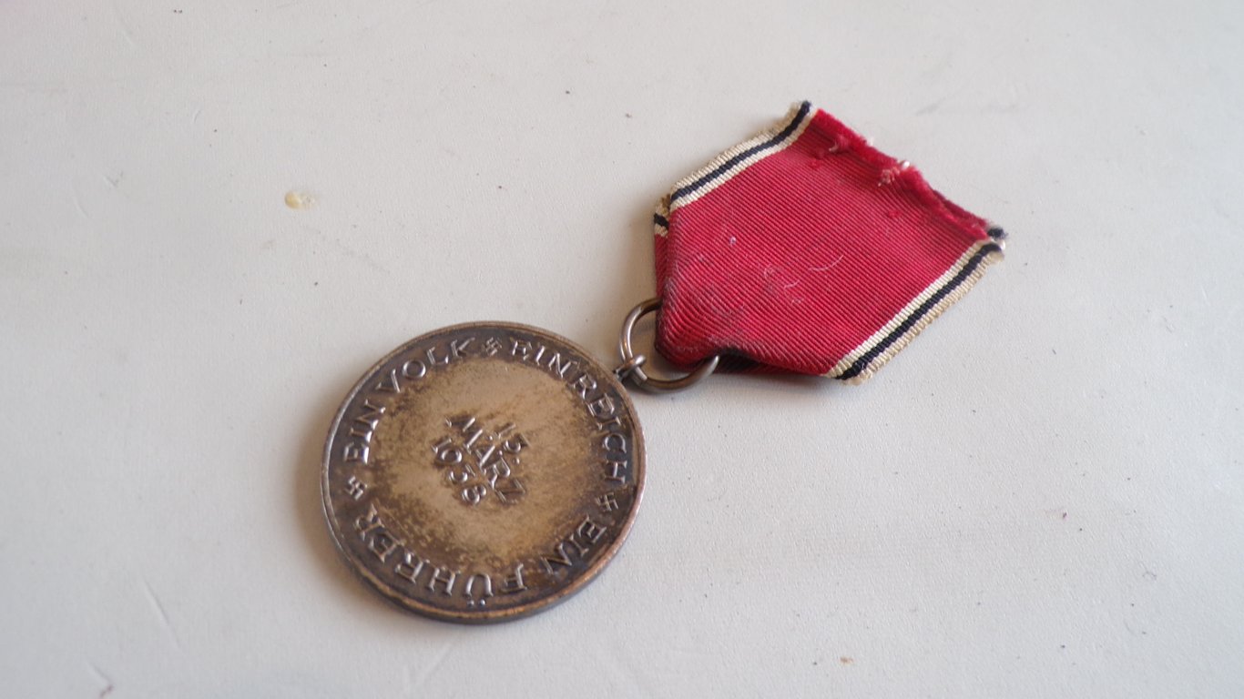 Cased 13 March 1938 Commemorative Medal