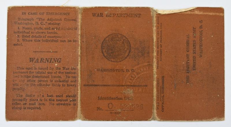 US WW2 Army Service Pass 'S/Sgt Thomas O. Lyons''