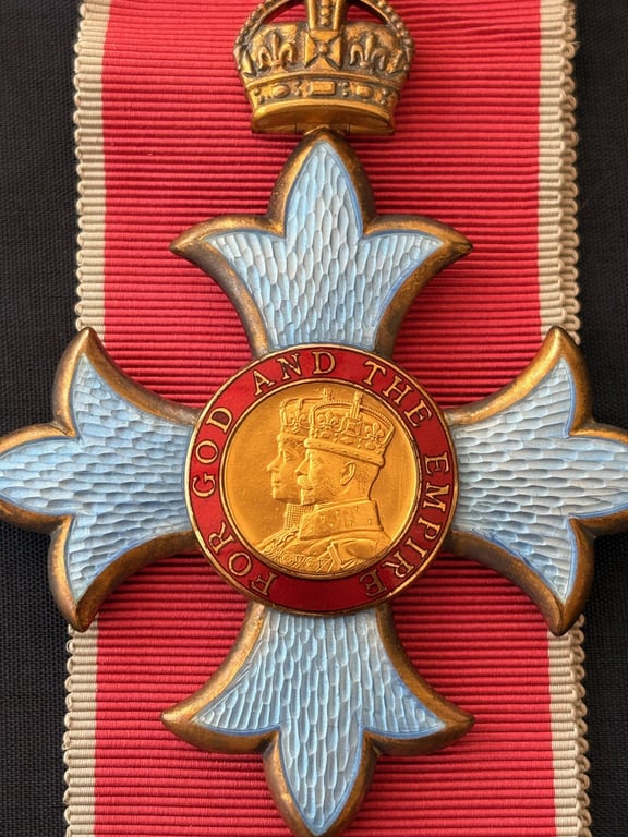 K.B.E NAMED CASED MEDAL SET KNIGHT COMMANDER OF THE ORDER OF THE BRITISH EMPIRE.