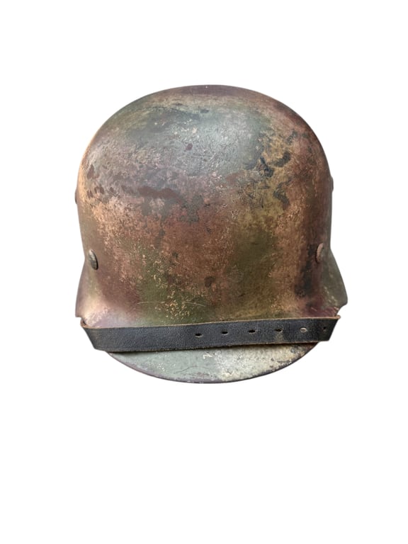 Heer M35 Double Decal Helmet"Normandie"Camo 3 tone