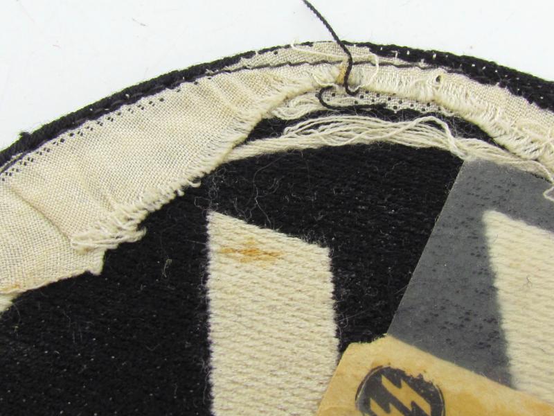 Waffen-SS Sport Shirt Insignia with RZM Tag