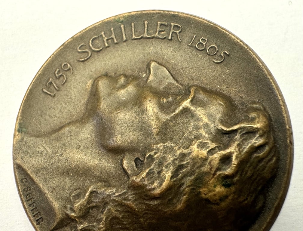 Friedrich Schiller (1759–1805) Badge by C&S