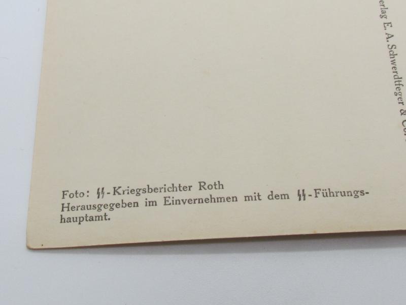 Postcard : Unsere Waffen-SS