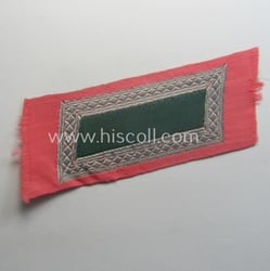 Regrettably single, (entirely!) 'BeVo'-woven, NCO-pattern 'Ostvölker'-collar-tab as intended...