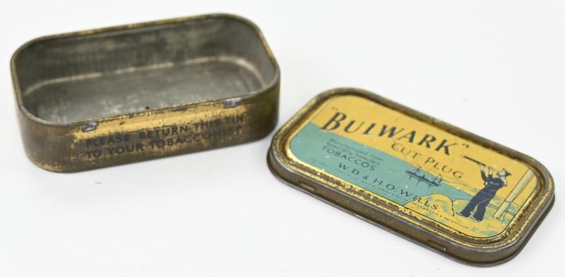 British WW2 Will's Cut Golden Bar Tabacco Tin box