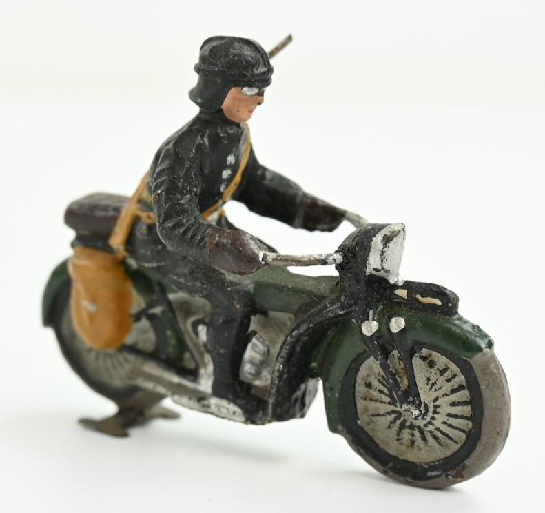 German Elastolin Toy Figure 'NSKK Motorfahrer'