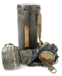 German WH M31 Gasmask & Cannister
