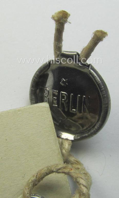 Interesting - and possible unique! - single, TR-period (ie. 1936-dated) 'Schutzenverein'-related shoulderboard being a so-called: 'Müsterstück o. Hausmuster' by the company: 'Thiele & Steinert A.G.'