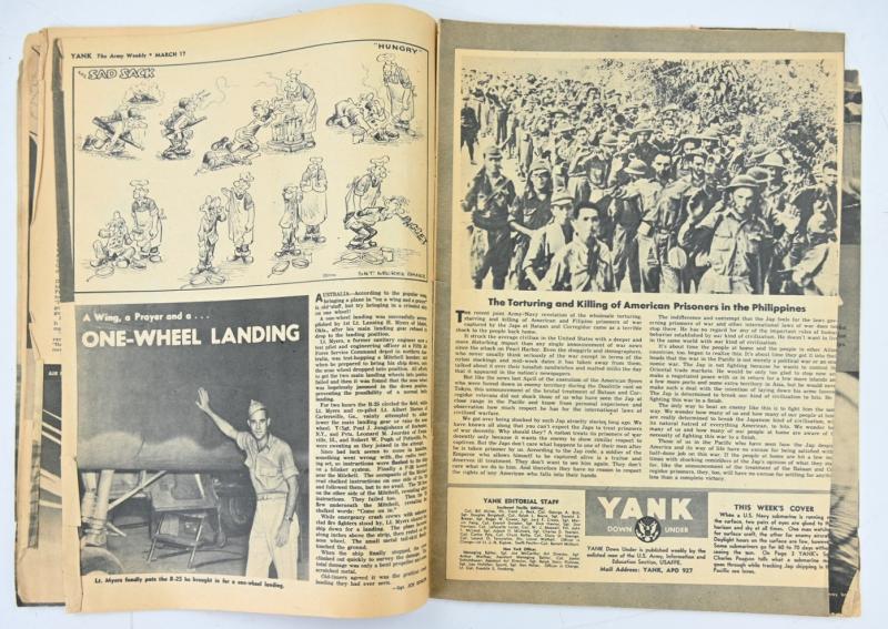 US WW2 Yank Magazine March 17th, 1944 Down Under