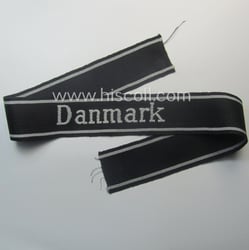 Stunning, Waffen-SS 1944-pattern cuff-title (ie. 'Ärmelstreifen') as executed...
