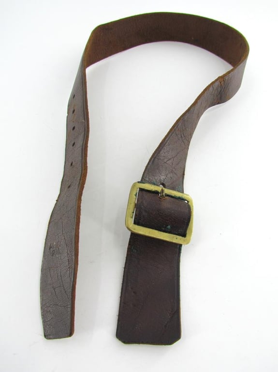 British WWII Leather Belt Maker Marked 1943