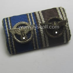 2-pieced, N.S.D.A.P.-related ribbon-bar (ie. 'Band- o. Feldspange') as...