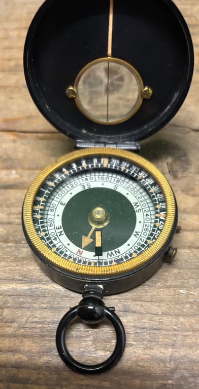 WW1 Attributed Wrist Watch and Private Purchae compass