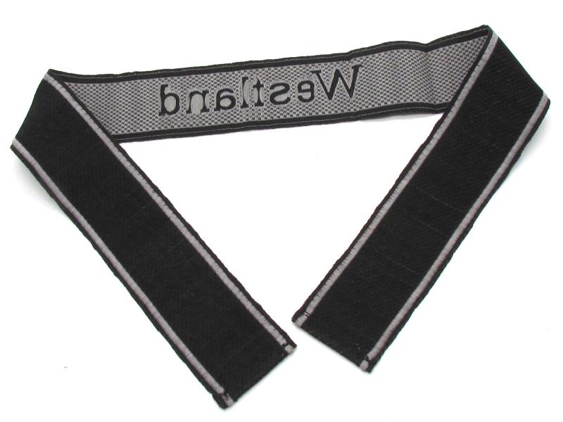 Flemish volunteer SS-Panzergrenadier-Regiment 10 ‘Westland’ Bevo Cufftitle