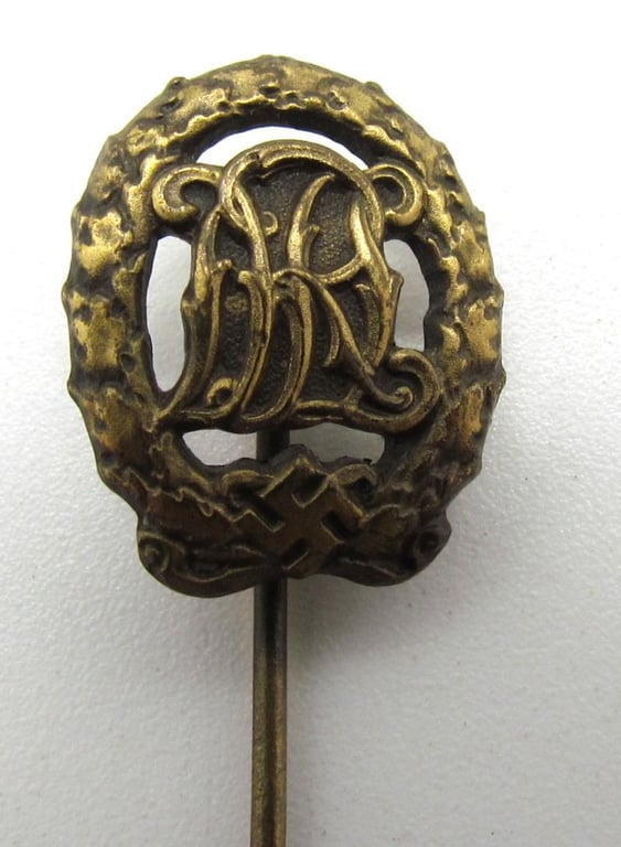 DRL in Bronze miniature sports badge (Wernstein Jena)