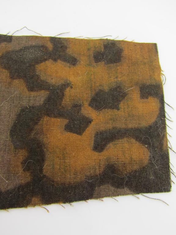 Original Waffen SS Oak B Camouflage Part of Smocks, Zeltbahn etc.