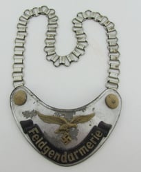 Luftwaffe Feldgendarmerie Ringkragen (Gorget)