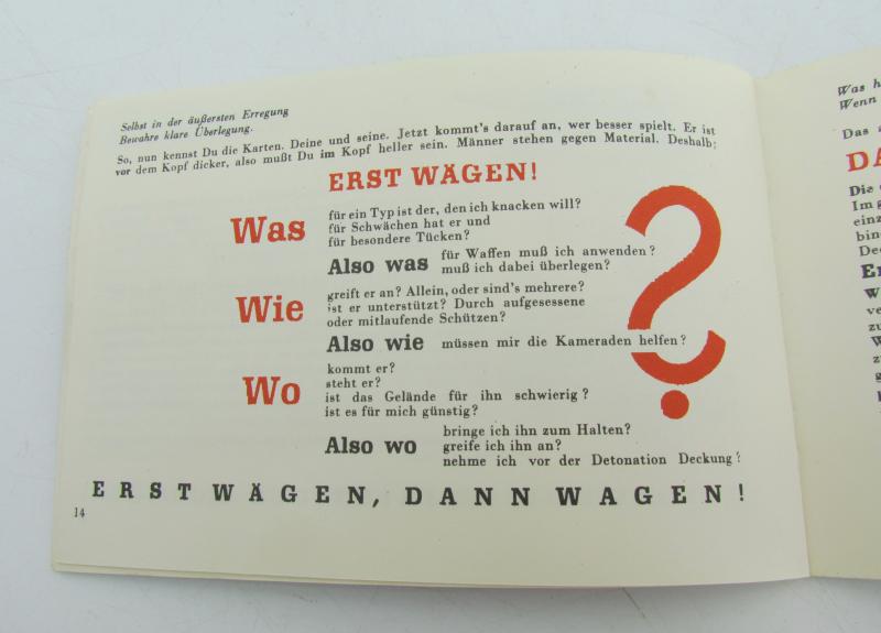 Tank destruction "Panzerknacker" soldiers manual