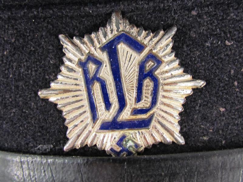 RLB ( Reichsluftschutzbund )Block Warden's Visor Cap