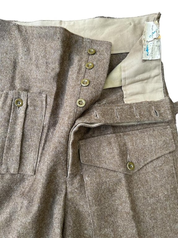 British WWII 1940 Patern Battle Dress Trousers