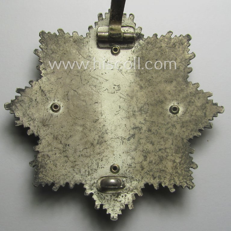 Stunning, neatly maker- (ie. '20'-marked-) example of WH (Heeres, LW etc.) 'Deutsches Kreuz in Silber' (or DKiS) being a (regular- ie. 'light-weight') piece that was produced by the: 'C.F. Zimmermann'-company