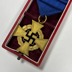 German Cased Forty Years Faithful Service Medal