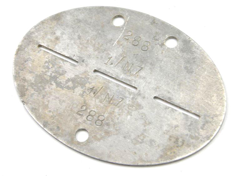 German WH Dog-tag '1./N.7'