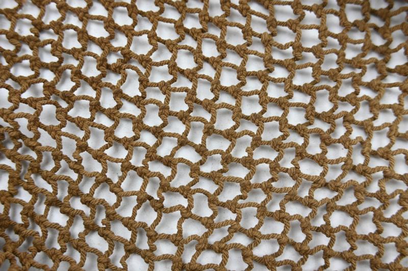 US WW2 British Made Brown M1 Helmet Net