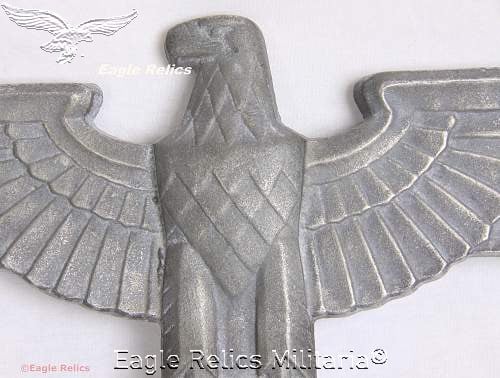 Deutsche Reichsbahn -Trolly Bus/ Postal -Aluminium Eagle