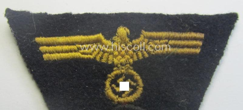 WH (Kriegsmarine) 'M43-pattern' cap-eagle/cocarde (ie. cap-trapezoid or: 'Mützentrapez')