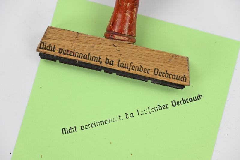 German WH Document Stamp