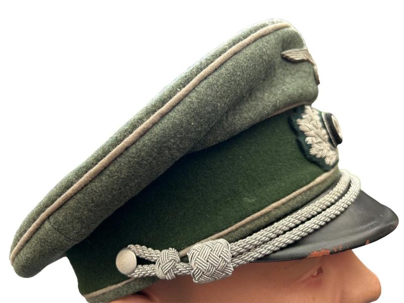 WH ( Heer ) Propaganda Company Officers Visor Cap...Very Rare