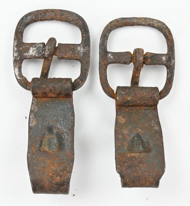 German WH Tornister Belt Hooks