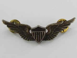 Original US Army Air Force Pilot Badge, By...