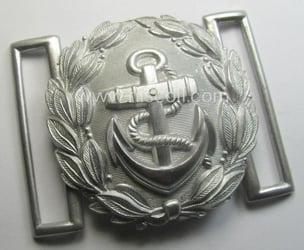 'Virtually mint', WH (Kriegsmarine) 'standard-issue'-pattern, silver-toned- and/or typical...