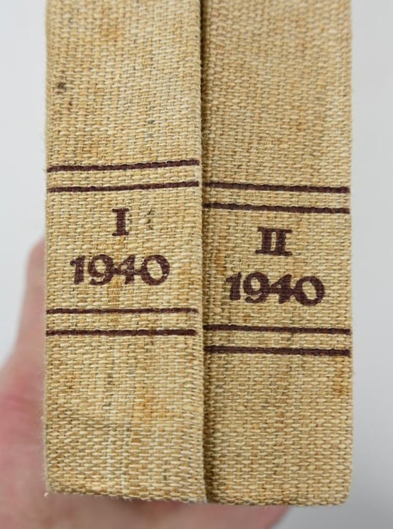 German Third Reich Magazine Set 'die Kunst im Dritten Reich' 1940