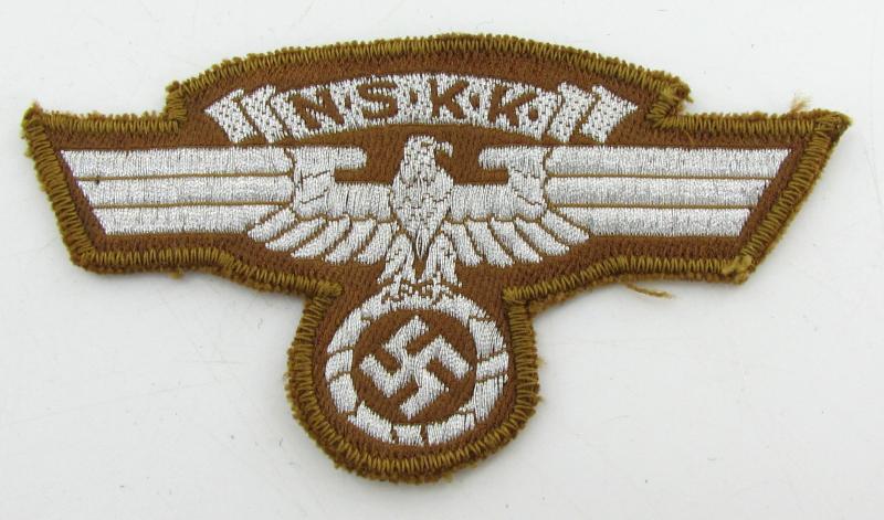NSKK ( 'National Socialistisches Kraftfahr Korps' ) Sleeve Eagle with RZM Label