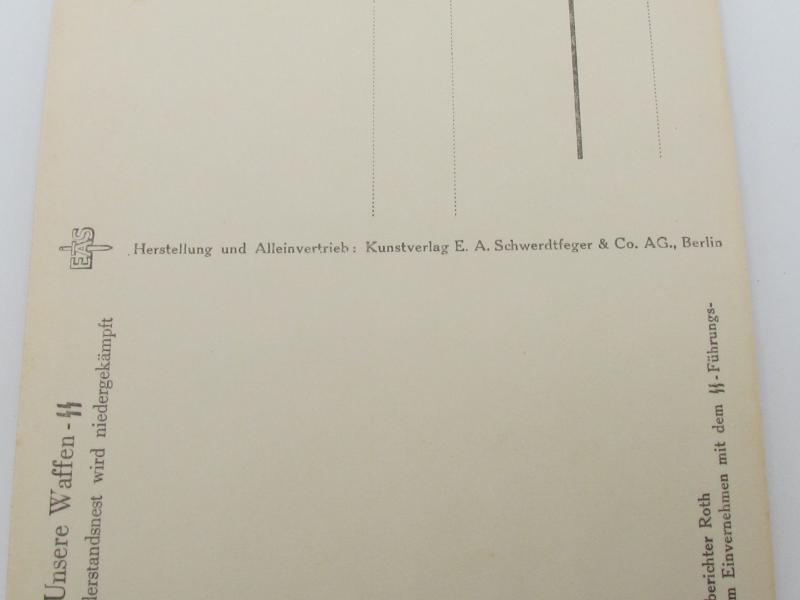 Postcard : Unsere Waffen-SS