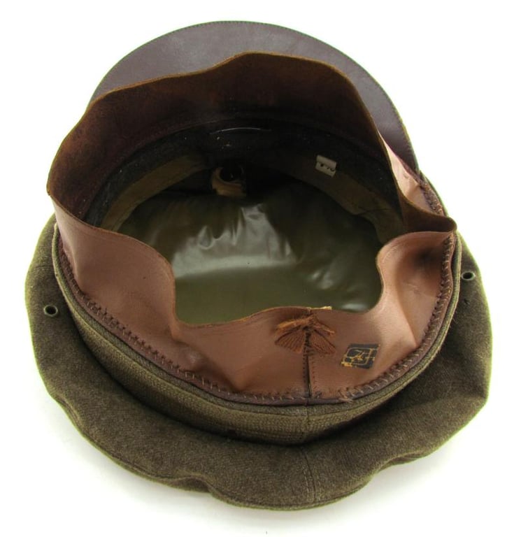 US WWII Army Air Force Officer's Crusher Visor Cap