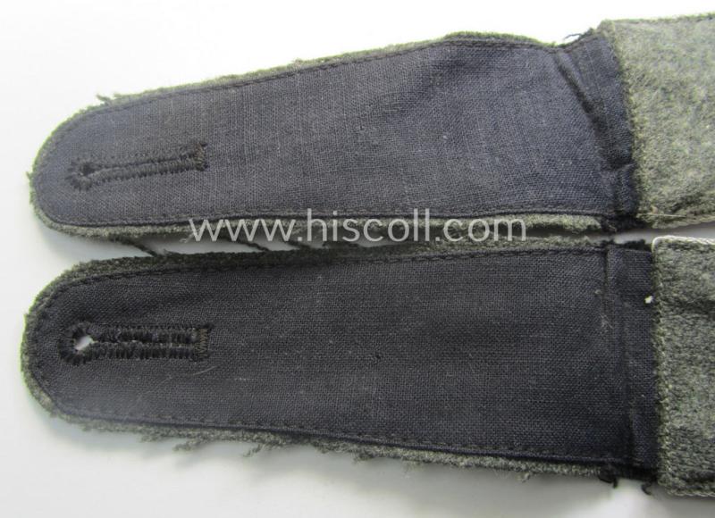 Pair of officers-type shoulderstraps: 'Sicherheitsdienst'- (ie. 'SD'-) related so-called: 'Schützmannschaften'