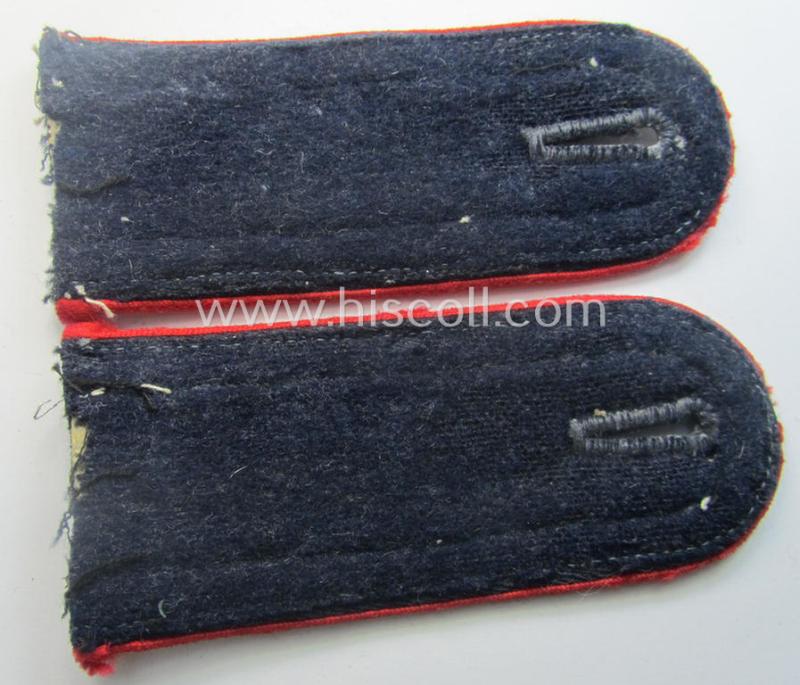 Pair of WH (Luftwaffe) 'cyphered' shoulderstraps: 'Uwm. des Flak-Artillerie-Rgts. 43'